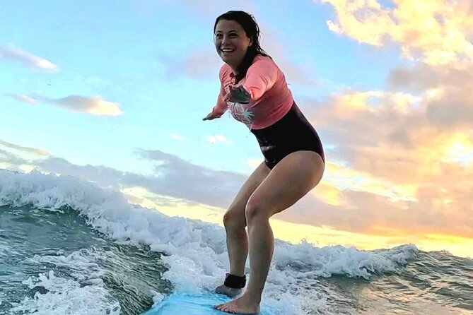 Private 1-on-1 Surf Lesson with Videos and Photos - The Surfing Session: Practice, Pushing, and Catching Waves