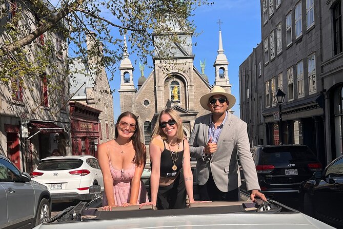 PRIVATE 2-Hour tour of Montréal in Convertible Cadillac + Murals - Exploring Place Jacques Cartier and the Heart of Old Montreal