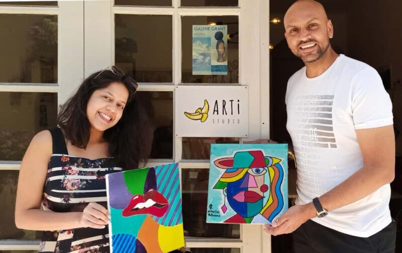 Private 2 Hours Painting Class near Cannes - Key Points