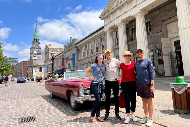 PRIVATE 3-hour COMPLETE tour of Montréal in convertible Cadillac - Exploring Place Jacques Cartier’s Lively Atmosphere