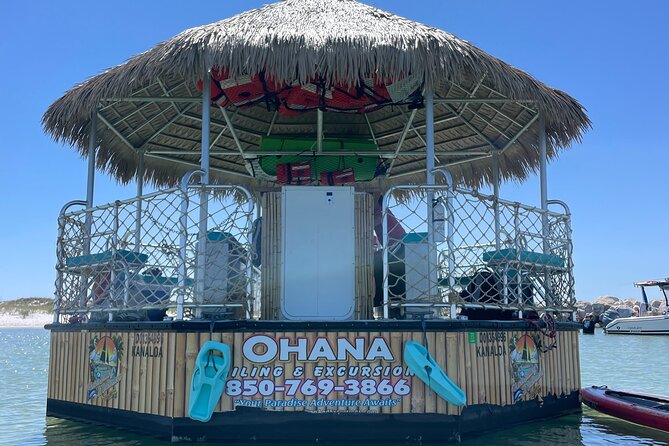 Private 3 Hour Tiki Boat Tour to Shell Island - The Unique Appeal of the Private Tiki Boat in Panama City Beach