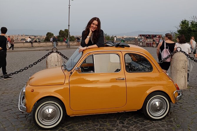 Private: 3 hours panoramic tour of Rome aboard a vintage Fiat 500 - Discover Rome in a Vintage Fiat 500 for 3 Unforgettable Hours