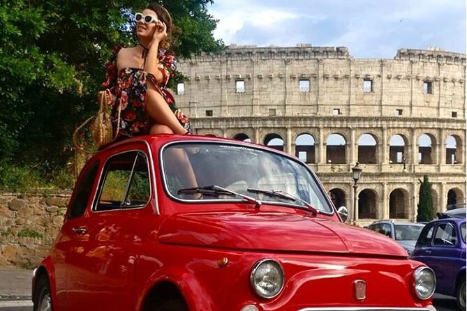 Private: 3 hours panoramic tour of Rome aboard a vintage Fiat 500 - Key Points