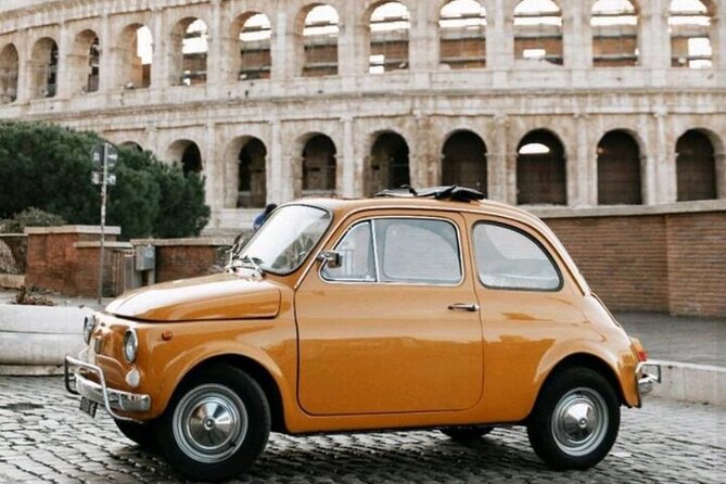 Private: 3 hours panoramic tour of Rome aboard a vintage Fiat 500 - The Unique Charm of the Vintage Fiat 500