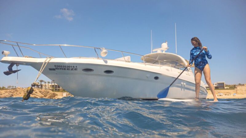 Private 45' Yacht in Cabo - Snorkeling Adventures at Santa Maria and Chileno Bays