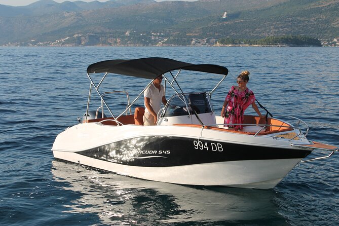 Private 4h Boat Tour Elaphite Islands with Barracuda 545 - Relaxing at Lopud Island’s Sandy Beach and Village