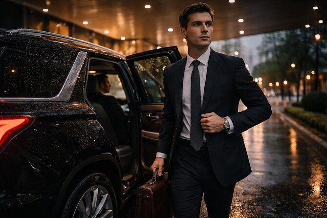 Private Airport Transfer in San Diego Luxury Black Car Service - Convenient Pickup Locations in Downtown San Diego