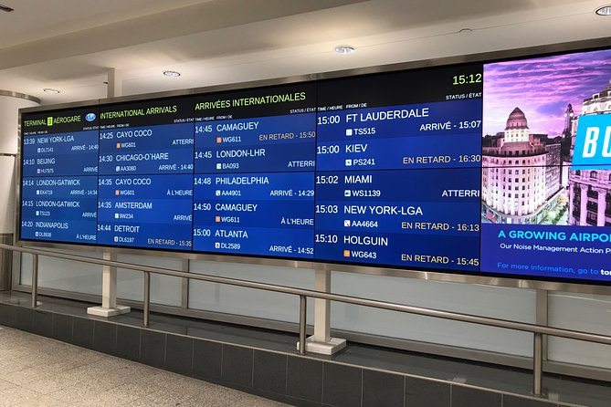 Private Arrival Transfer - YYZ Airport to Toronto Downton Hotel & Accommodations - Limitations and Considerations