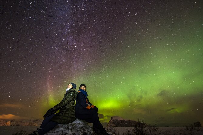 Private Aurora Borealis Adventure - The Scenic Backdrops of the Lofoten Archipelago at Night