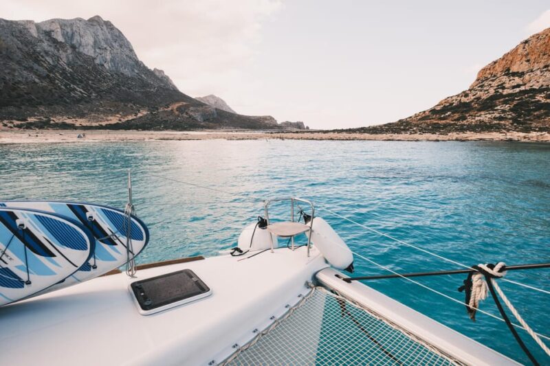 Private Balos & Gramvousa Luxury Catamaran Cruise with Meals - Enjoy a Gourmet Mediterranean Lunch on Board