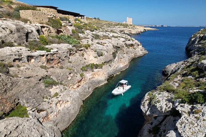 Private Boat Charter Comino, Blue Lagoon, Crystal Lagoon, Gozo - Crystal Lagoon: A Peaceful Spot for Marine Life Encounters