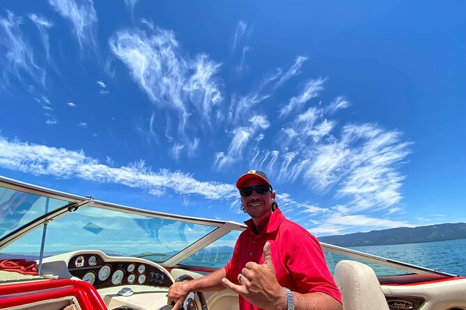 Private Boat Charter Emerald Bay in the Grateful Red - The Experience of the Captain and Guest Interactions