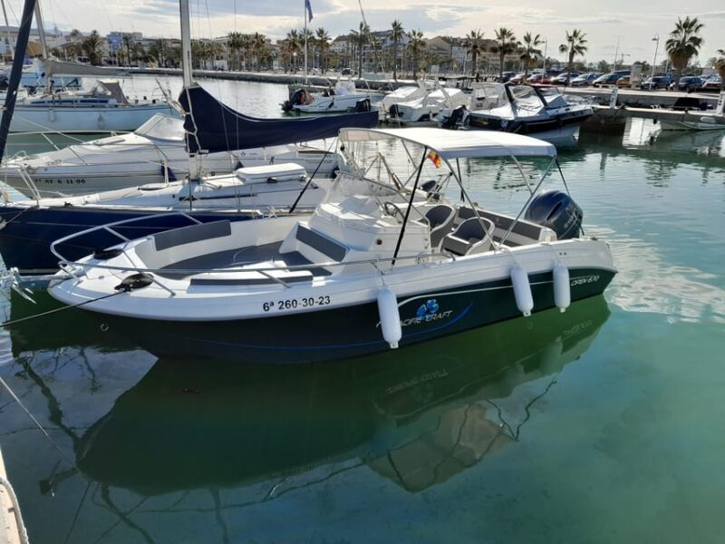 Private Boat Denia and Javea coast. Half Day - Modern, Comfortable Boat with Top-Quality Equipment