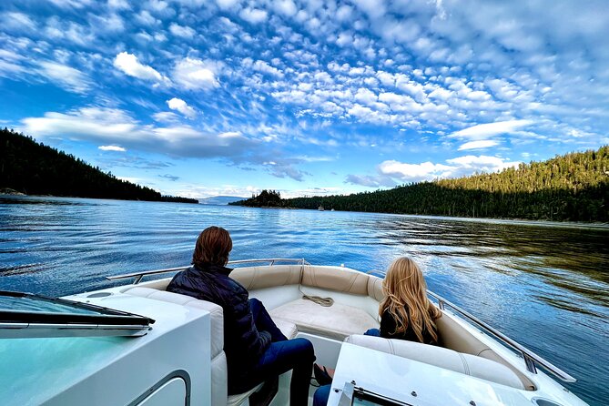 Private Boat tour in the White Lightning up to 8 guests - Departure from Camp Richardson for a Custom Lake Experience