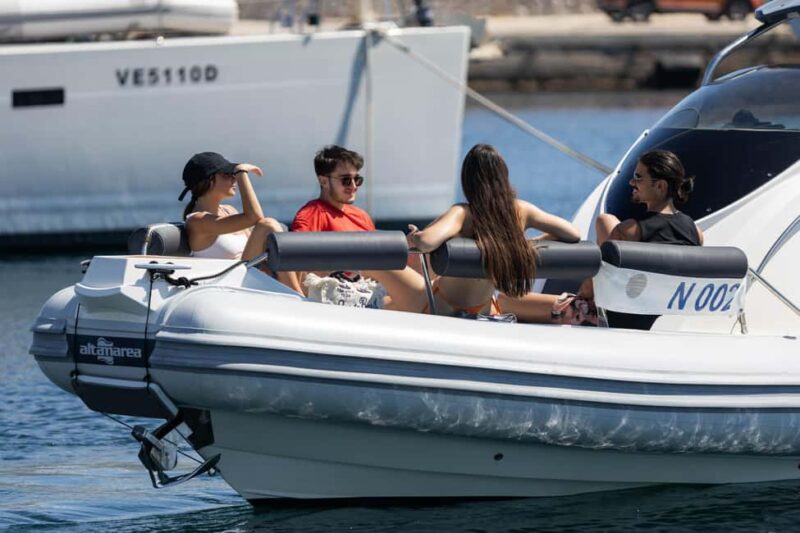 Private Boat Tour Taormina Isola Bella Giardini Naxos 8 hour - First Stop: Giardini Naxos Beach for Snorkeling and Swimming