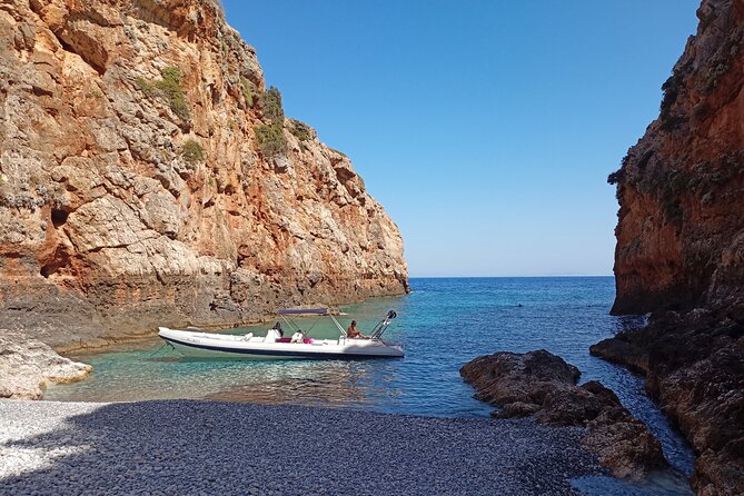 Private Boat Trip Chania - Balos (price is per group-up to 9 people) - Snorkeling at Menies Beach: Clear Waters and Blue Fish