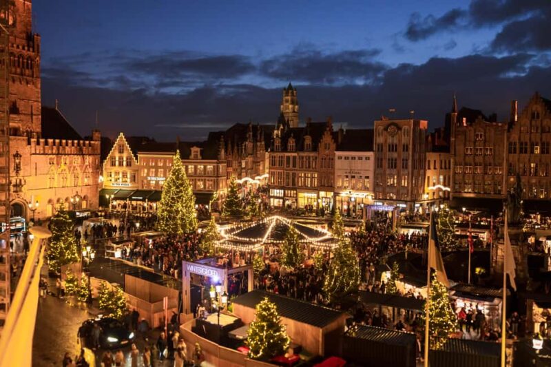 Private Bruges Christmas Tour from Paris Choco|Beer Testing - Guided Walks Through Bruges’ Medieval Old Town