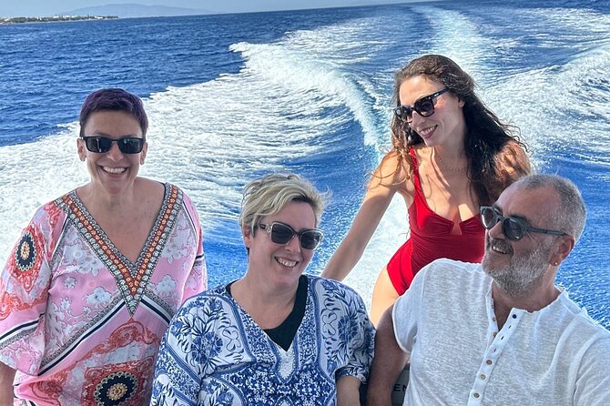 Private Caldera Cruise with Motor Yacht in Santorini - Gourmet Lunch and Drinks on Board