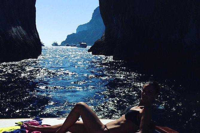 Private Capri Boat Tour TOP SELLER - Visiting the Serene Marina Piccola and Via Krupp