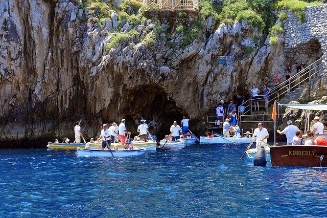 PRIVATE CAPRI ISLAND & BLUE GROTTO Full Day boat tour. - Swimming, Shopping, and Independent Exploration on Capri