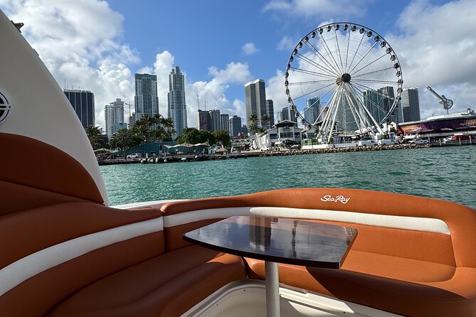 Private Captained Boat Tour in Miami for up to 12 Passengers - Additional costs and booking details