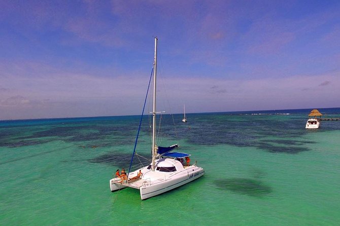 Private Catamaran from Cancun to Isla Mujeres | For up to 25 ppl - Optional Free Time in Isla Mujeres