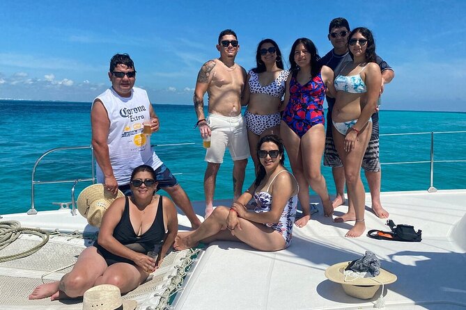 Private Catamaran to Isla Mujeres! Drinks, Party & Adventure - Snorkeling at El Meco Nature Reserve