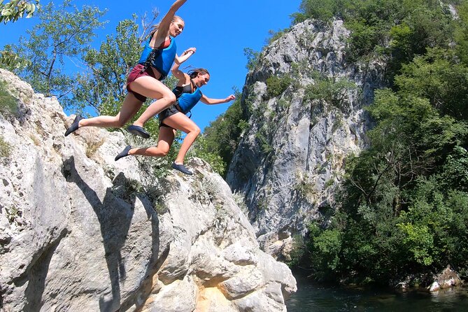 Private Cetina rafting trip|Cave exploring|Cliff jumping & more - Cliff Jumping and Rope Swing Adventures