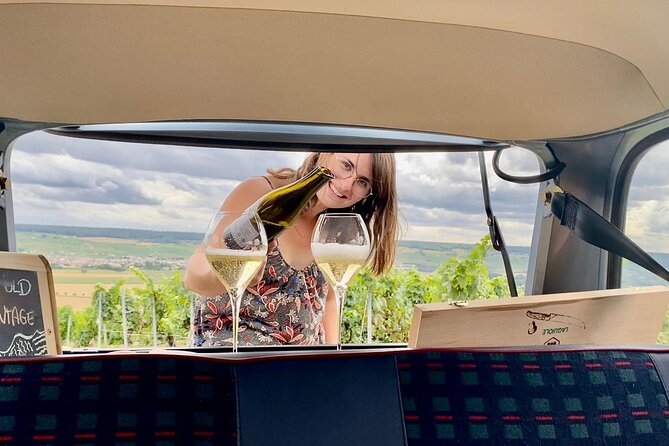 Private Champagne Experience in a vintage car from Epernay - Discover the Vintage Car Ride in Épernays Heart