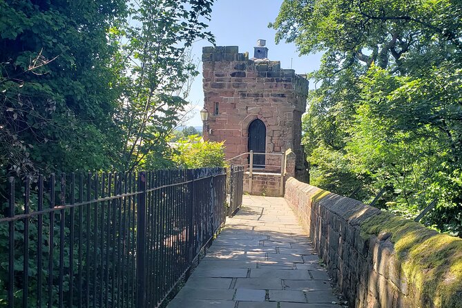 Private Chester Self-Guided Tour - The Roman Goddess Minerva at Edgar’s Field Park