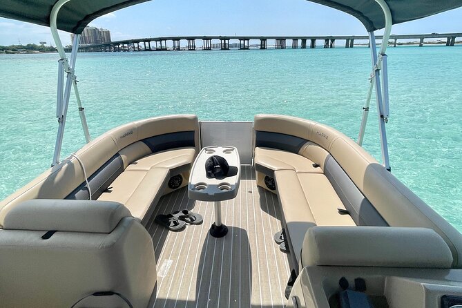 Private Crab Island Pontoon Charter with Inflatables from FWB - Captains: Knowledgeable, Friendly, and Accommodating