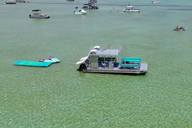 Private Crab Island Slide Pontoon Charter w/Restroom (Up to 12) - The Sum Up: A Fun, Convenient Way to Enjoy Crab Island