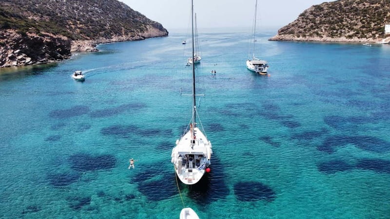 Private Daily Boat Tour to discover the highlights of Milos - Onboard Dining and Refreshments