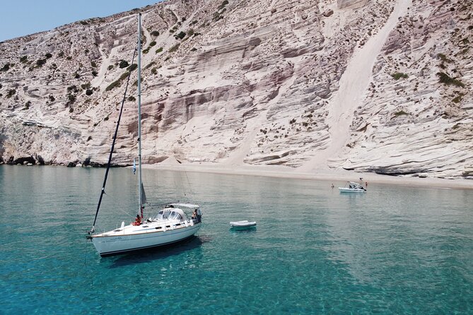 Private Daily Sailing Cruise to Discover the Highlights of Milos - Kalogries Beach: The Last Secluded Swim