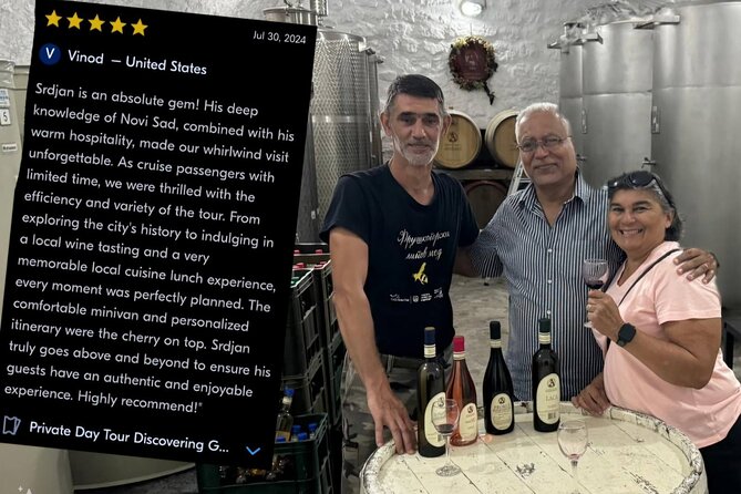 Private Day Tour Discovering Hidden Gems of Novi Sad in Luxury - Logistics and Comfort on the Tour