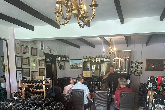 Private Day Trip to Petralona Cave and Afytos with Wine Tasting - Wine Tasting and Learning at Tzikas Family Winery