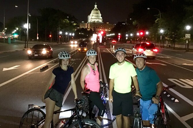 Private DC Monuments at Night Bike Tour - Scenic Routes Along Iconic DC Monuments