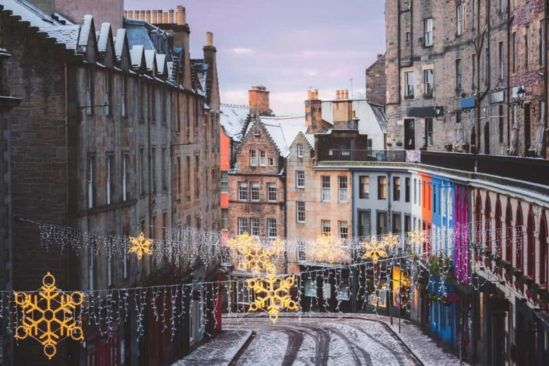 Private Edinburgh Christmas Lights & Festive Walking Tour - Exploring Princes Street Gardens and the Scott Monument