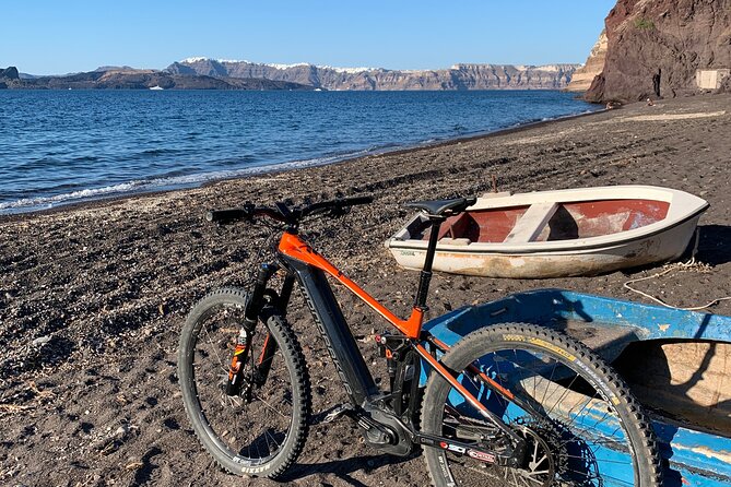Private Electric Mountain Bike Experience and Tour in Santorini - Visiting the Canyons of Eros Beach for Advanced Riders