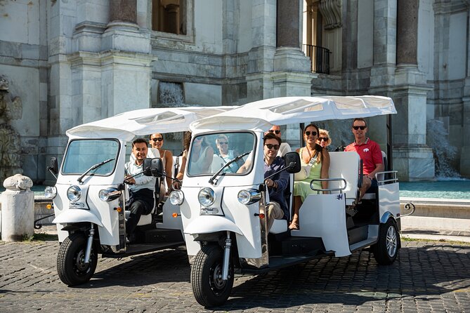 Private Electric Tuktuk Tour of Rome with Prosecco and Pickup - Key Points