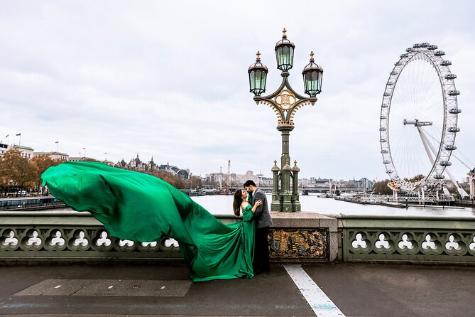 Private Epic Flying Dress Photoshoot in London - The Photography Experience with a Professional Photographer