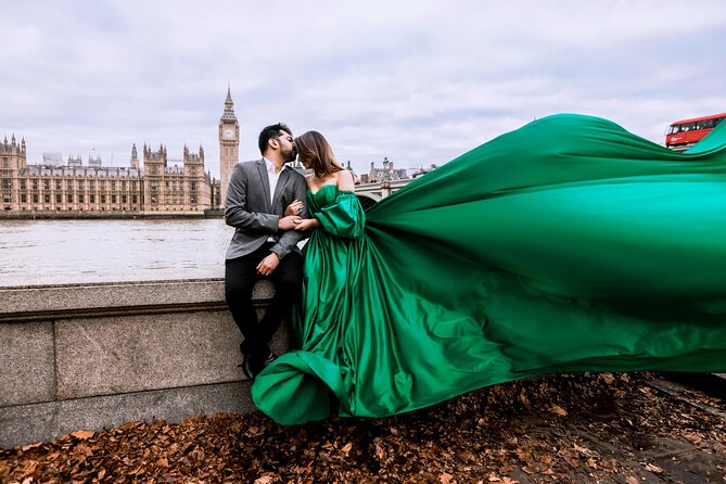 Private Epic Flying Dress Photoshoot in London - The Dress Collection and Style Options