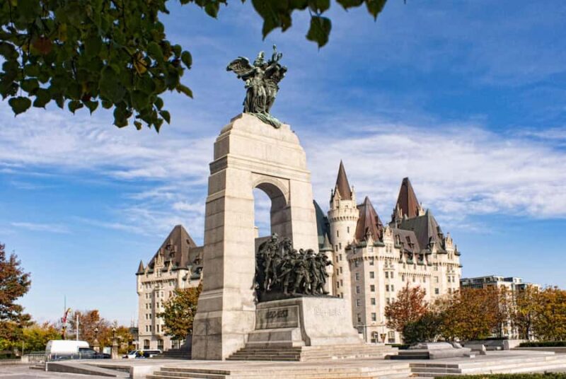 Private Family Walking Tour in Ottawa: Special Highlights - Reflecting at the National War Memorial
