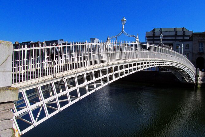 Private Fantastic Walking Tour of Dublin - Crossing the Iconic Hapenny Bridge