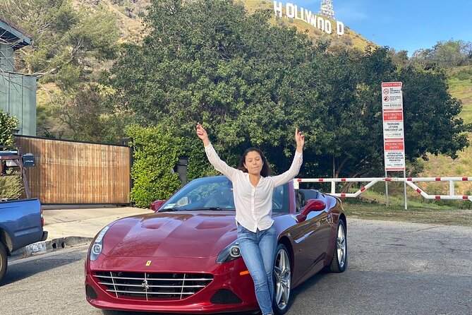 Private Ferrari California T Drive from Hollywood to Sunset Plaza - Cruising Sunset Strip and Celebrity Hangouts