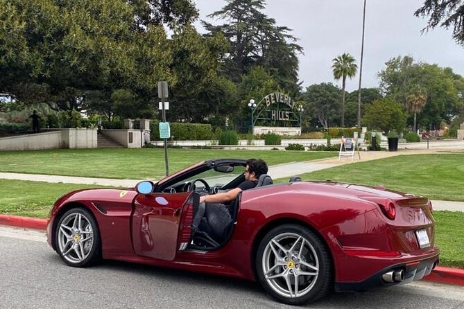 Private Ferrari California T Drive from Hollywood to Sunset Plaza - The Sunset Plaza Experience and Its Celebrity Vibe
