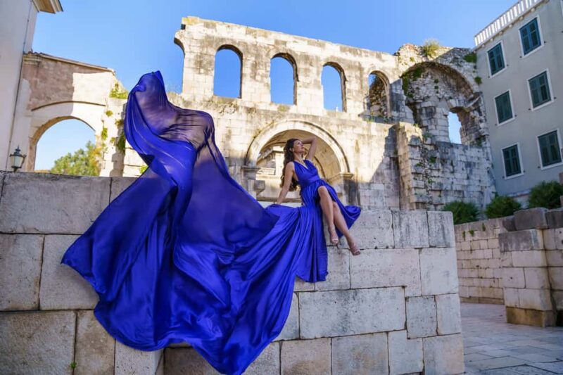 Private Flying Dress Photo Session in Split, Croatia - What the Photo Session Includes