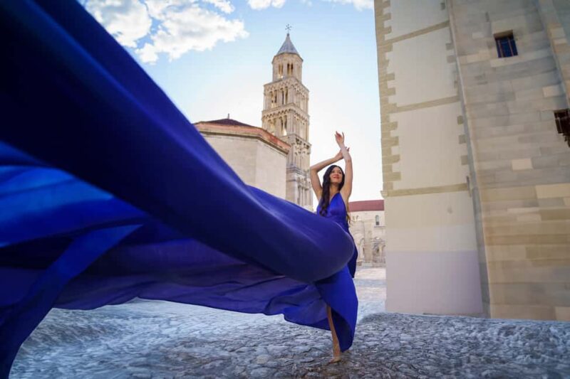 Private Flying Dress Photo Session in Split, Croatia - The Role of the Professional Photographer