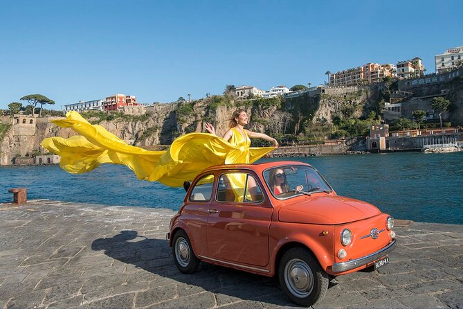 Private Flying Dress Photoshoot in Sorrento - How the Photoshoot Unfolds: From Changing to Shooting