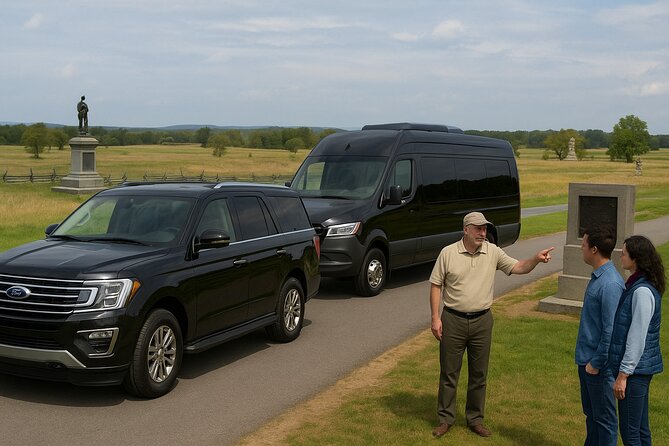 Private Gettysburg Battlefield Tour with BWI or DCA Transfers - Key Points